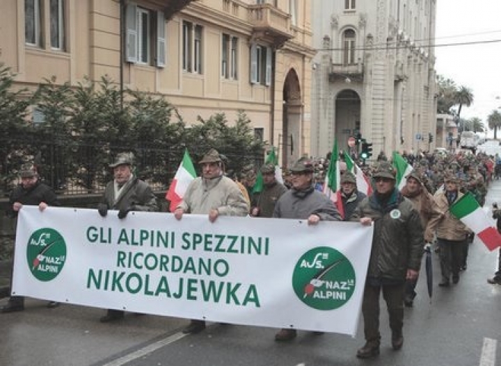 Il Gruppo Alpini Spezia Centro ricorda il 75° anniversario della battaglia di Nikolajewka