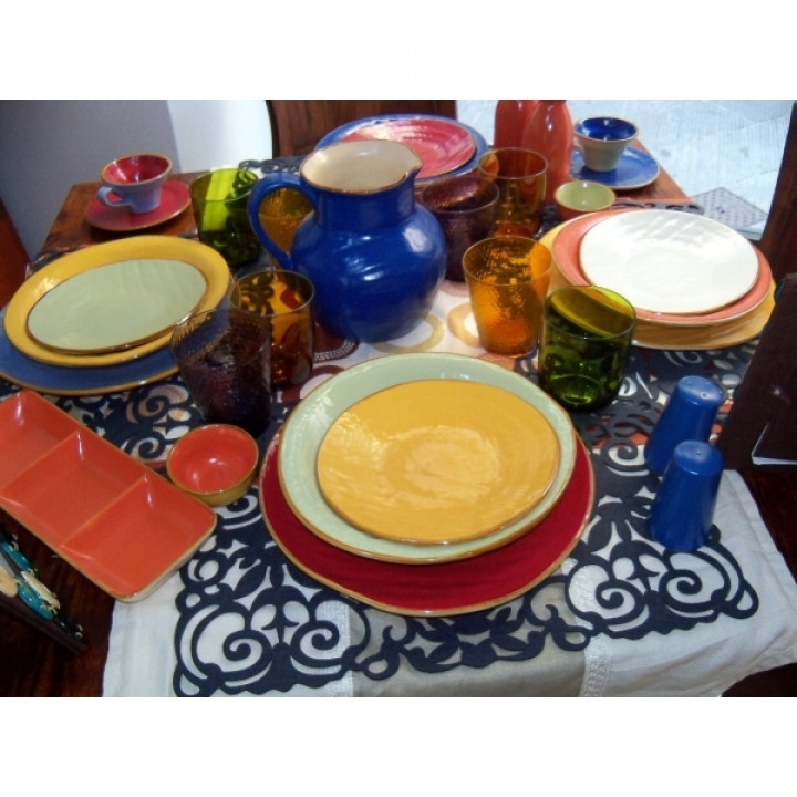 Servizio di piatti colorati ceramica Novità Home Massa AMICASA IDEE PER LA CASA