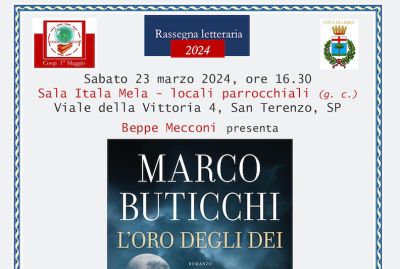 A San Terenzo la presentazione del romanzo di Marco Buticchi