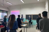 Peracchini in visita al Liceo Scientifico Pacinotti