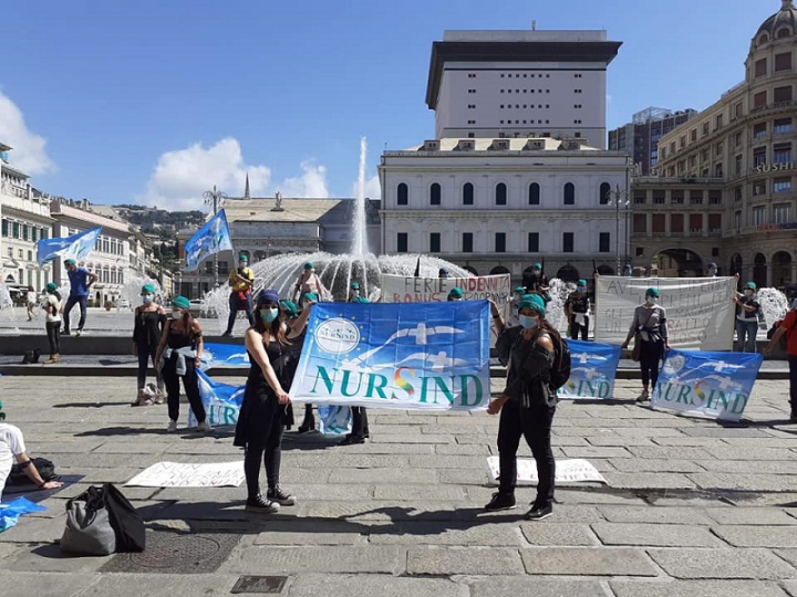 Gli infermieri del Nursind chiedono il bonus promesso