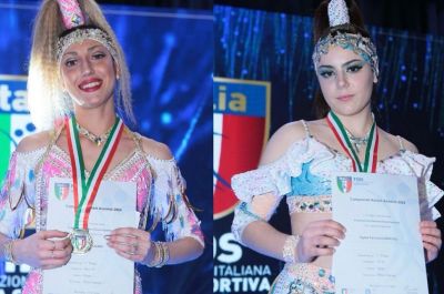 Le spezzine Elisa e Agata Campionesse Assolute Italiane di danza sportiva