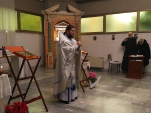 Celebrazione della Liturgia ortodossa al Canaletto
