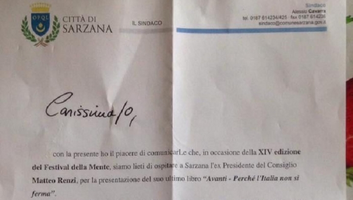 Prc La Spezia: &quot;L&#039;invito di Cavarra per Renzi è un atto di inaudita gravità&quot;