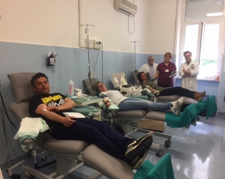 L&#039;AVIS Levanto dona una poltrona per la raccolta sangue al San Nicolò