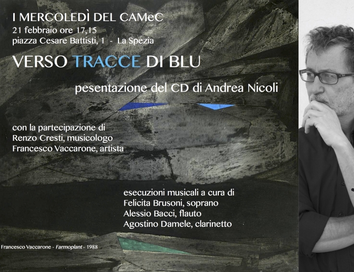Al CAMEC la presentazione del cd di Andrea Nicoli