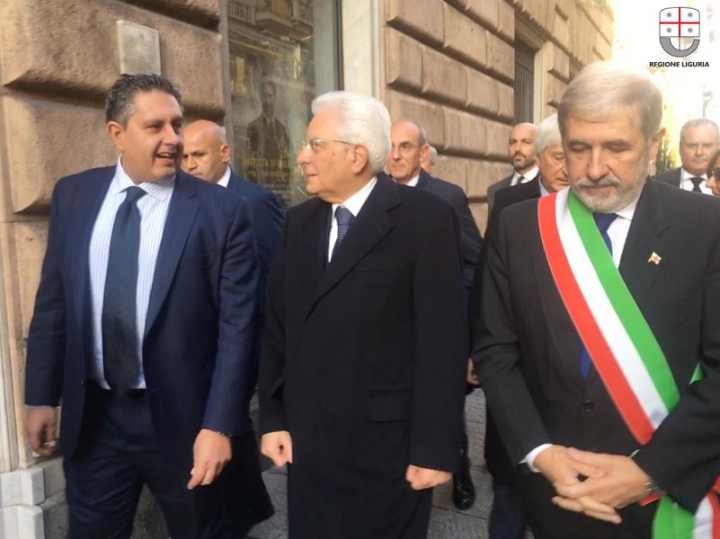 Il Presidente della Repubblica Mattarella a Genova per fare il punto sui danni del maltempo