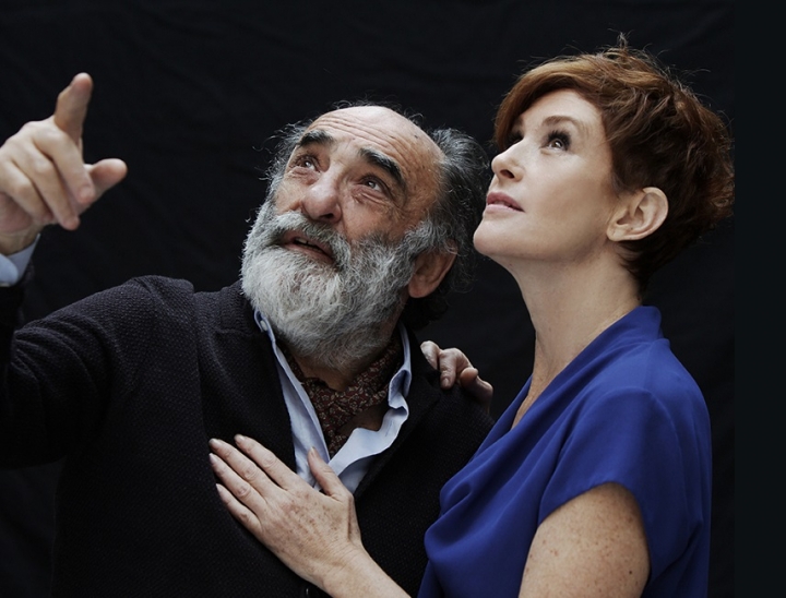 Alessandro Haber e Lucrezia Lante Della Rovere al Teatro Civico