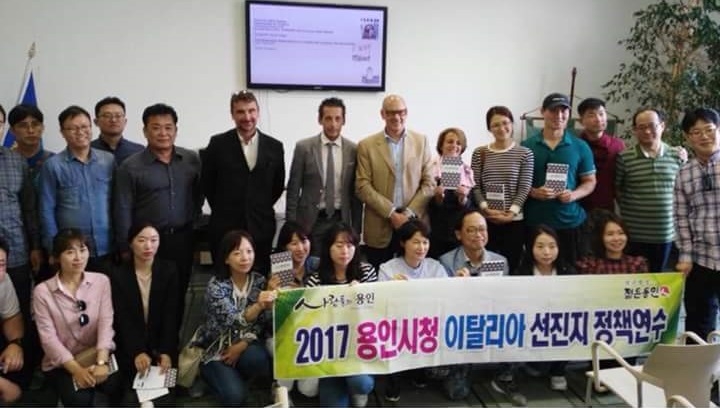 Una delegazione della Corea del sud in visita a Palazzo Civico