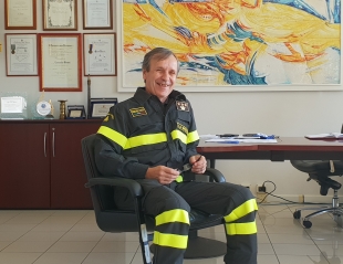 Il ritorno di Leonardo Bruni, nuovo Comandante provinciale dei Vigili del Fuoco