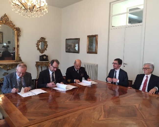 Ex Scuola Operai, firmato l&#039;accordo tra Comune della Spezia, Marina Militare e Promostudi