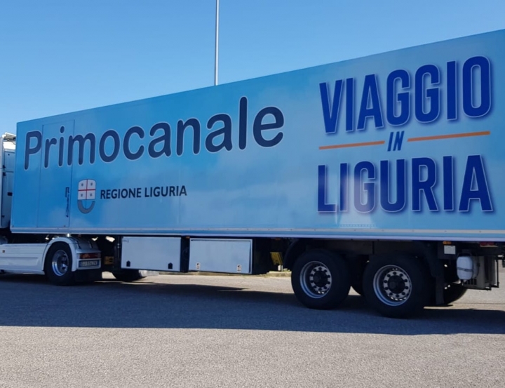A Sarzana arriva il truck di Primocanale per il &quot;Viaggio in Liguria&quot;