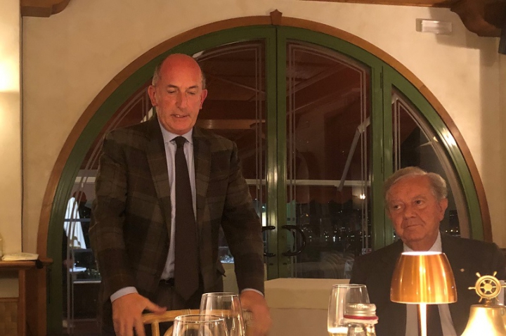 Il Presidente del Propeller Giorgio Bucchioni e il Presidente di Federlogistica Luigi Merlo