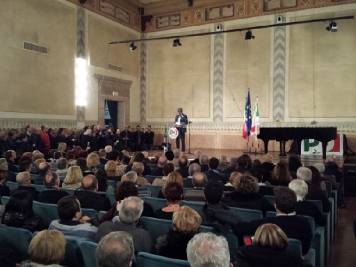 Zingaretti nuovo segretario Pd, incontro con Andrea Orlando in Sala Dante