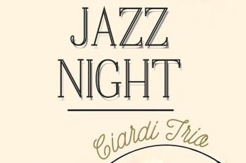 Giovedì sera jazz con Ciardi Trio al Terminus Cafè