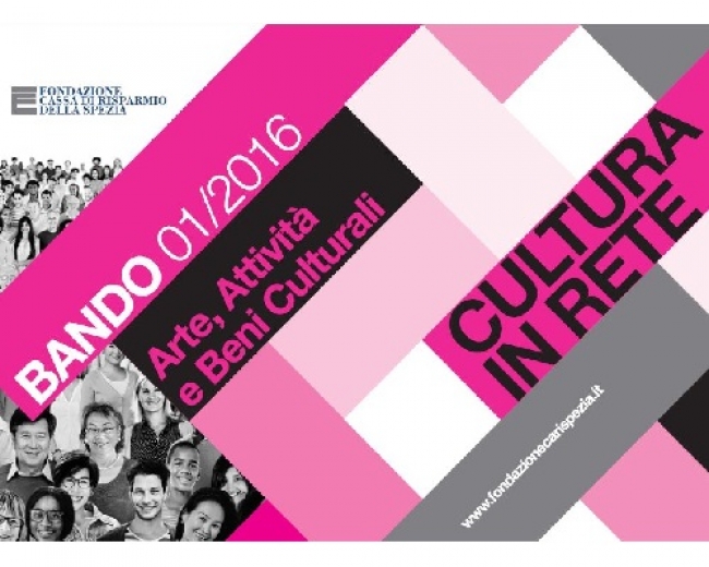 “Cultura in rete”: Fondazione Carispezia presenta il primo bando nel settore dell’arte, attività e beni culturali