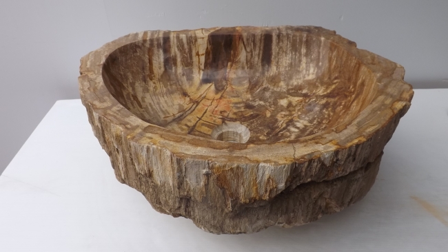 Lavandino in pietra Fossile legno fossilizzato Trieste AMICASA IDEE PER LA CASA