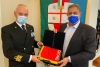 Toti incontra il nuovo Comandante del Comando Marittimo Nord Italia Ammiraglio Ribuffo