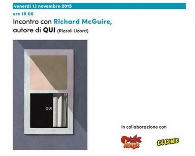 A Spazio 32 Richard McGuire con &quot;QUI&quot;, il graphic novel diventato un cult