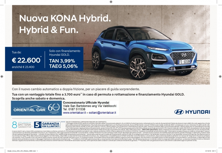 Lancio della Nuova Hyundai Kona Hybrid