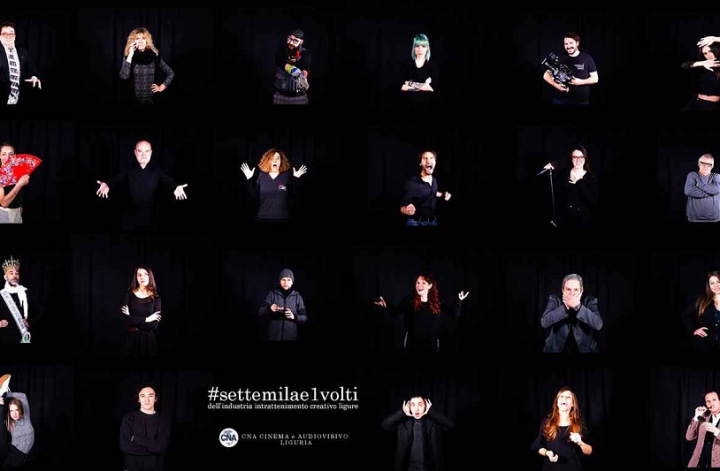 Cna Cinema e Audiovisivo Liguria lancia la campagna social #settemilae1volti