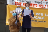 Assunta Chiocca (Nursind) e Rino Tortorelli (Manifesto per la sanità locale)