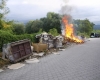 Bruciavano rifiuti industriali nel piazzale dell&#039;azienda, denunciato il legale rappresentante