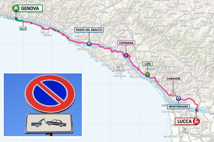 Arriva il Giro d&#039;Italia: modifiche alla viabilità a Sarzana. Le scuole anticipano la fine delle lezioni