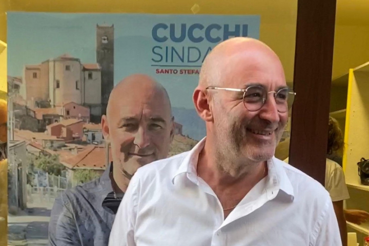 Il candidato sindaco Emanuele Cucchi