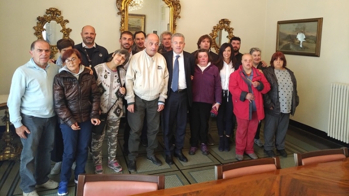 Il sindaco Peracchini incontra gli ospiti di Villa Carrani e Scuola Pagani