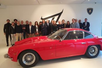 Una delegazione di imprenditori associati a Confindustria La Spezia in visita nello stabilimento LAMBORGHINI