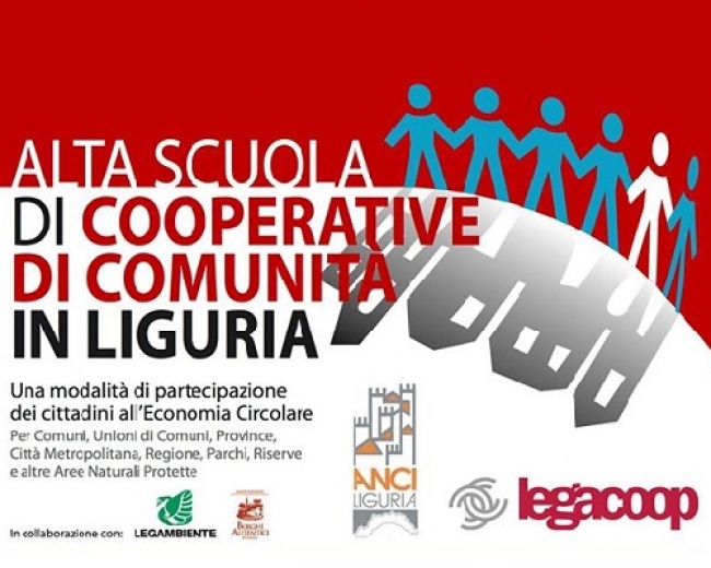 Il 19 maggio alla Spezia l&#039;Alta Scuola di Cooperative di Comunità in Liguria promossa da Legacoop