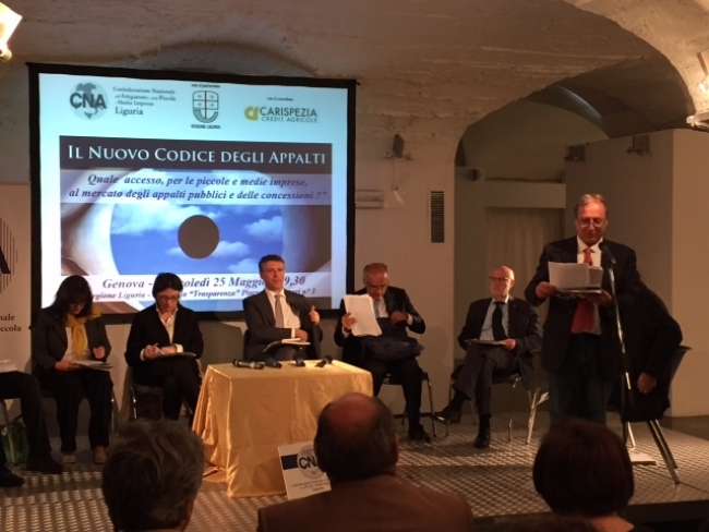 CNA Liguria: Il nuovo codice degli appalti e l&#039;accesso per le piccole e medie imprese agli appalti pubblici
