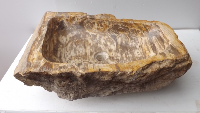 Lavandino in pietra Fossile legno fossilizzato Genova AMICASA IDEE PER LA CASA
