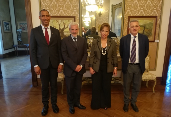 L&#039;ambasciatrice della Repubblica Dominicana in Italia ricevuta dal Prefetto al Palazzo del Governo