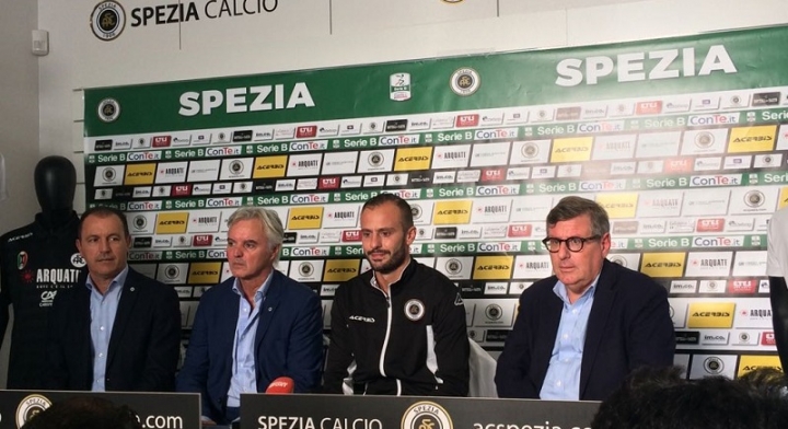 Alberto Gilardino si presenta ai tifosi dello Spezia