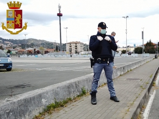Tutte le forze di Polizia in campo per garantire le norme anti-contagio (Video)