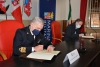 La firma dell’ammiraglio Riccardo Guarducci, Ispettore della Sanità della Marina Militare e del dott. Paolo Cavagnaro, Direttore generale della ASL 5