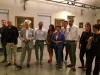 Il sindaco Pierluigi Peracchini con la giunta comunale in visita al Museo Amedeo Lia