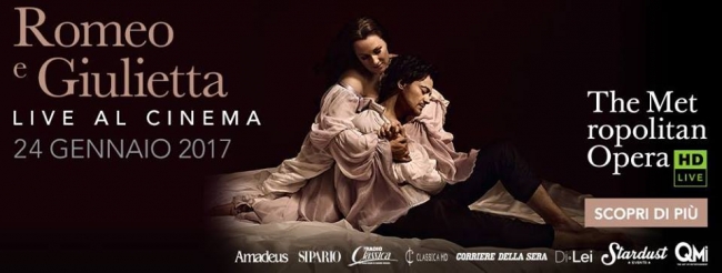Dal Prestigioso Metropoliotan Romeo e Giulietta opera in diretta al Nuovo
