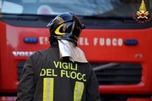 Principio d&#039;incendio in via Genova all&#039;interno di un appartamento