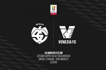 Coppa Italia, Spezia - Venezia: oggi inizia la prevendita