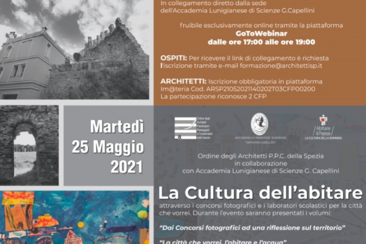 L&#039;Ordine degli Architetti della Spezia organizza il webinar &quot;La Cultura dell&#039;Abitare&quot;