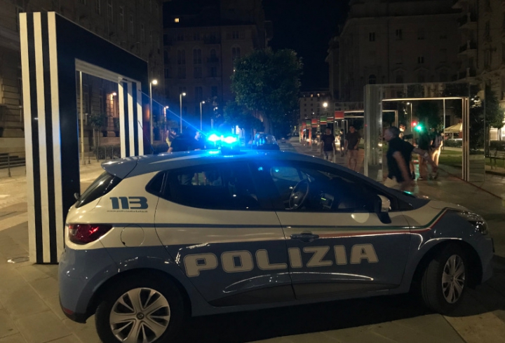 Polizia nel centro della Spezia (foto di repertorio)