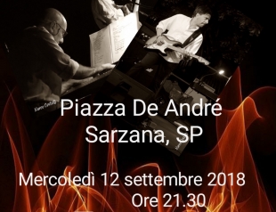 Concerto di Roby Salvai in piazza De André a Sarzana