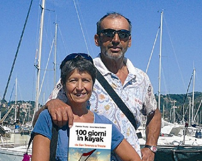 Da S. Terenzo a Trieste in kayak, Trivella e il suo libro protagonisti a Levanto