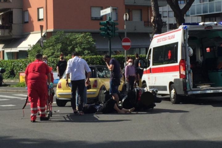 Incidente in Viale Italia